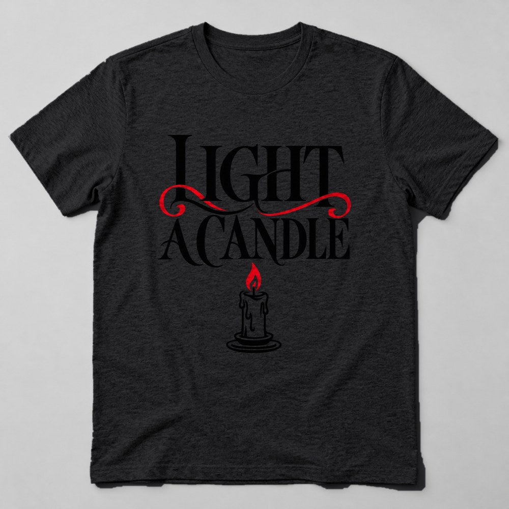 Light a Candle T-Shirt in Black