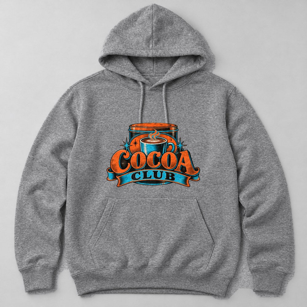 Cocoa Club Hoodie in Heather Grey