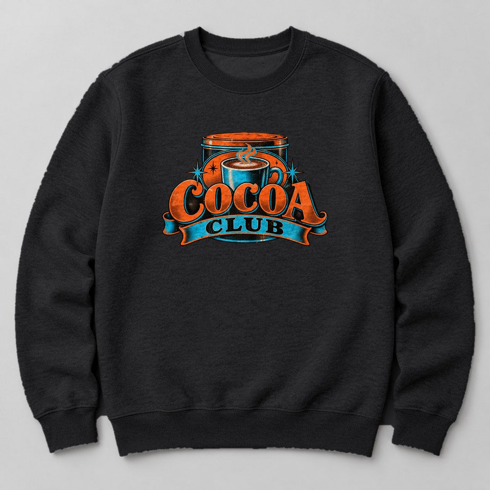 Cocoa Club Sweatshirt in Black
