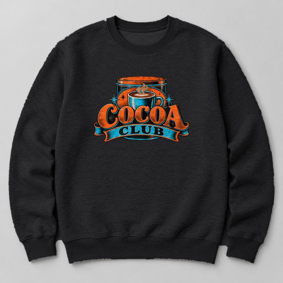 Cocoa Club Sweatshirt in Black
