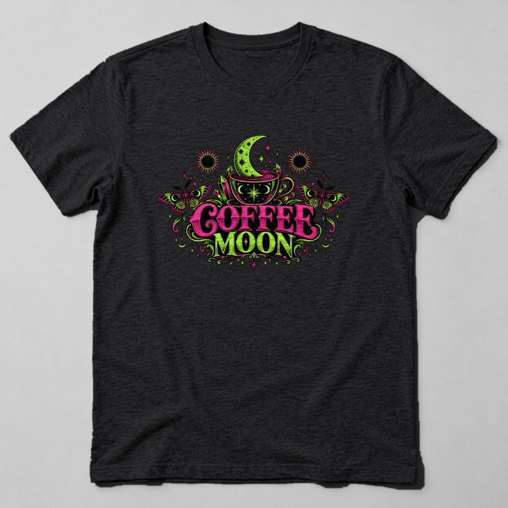Coffee Moon T-Shirt in Black