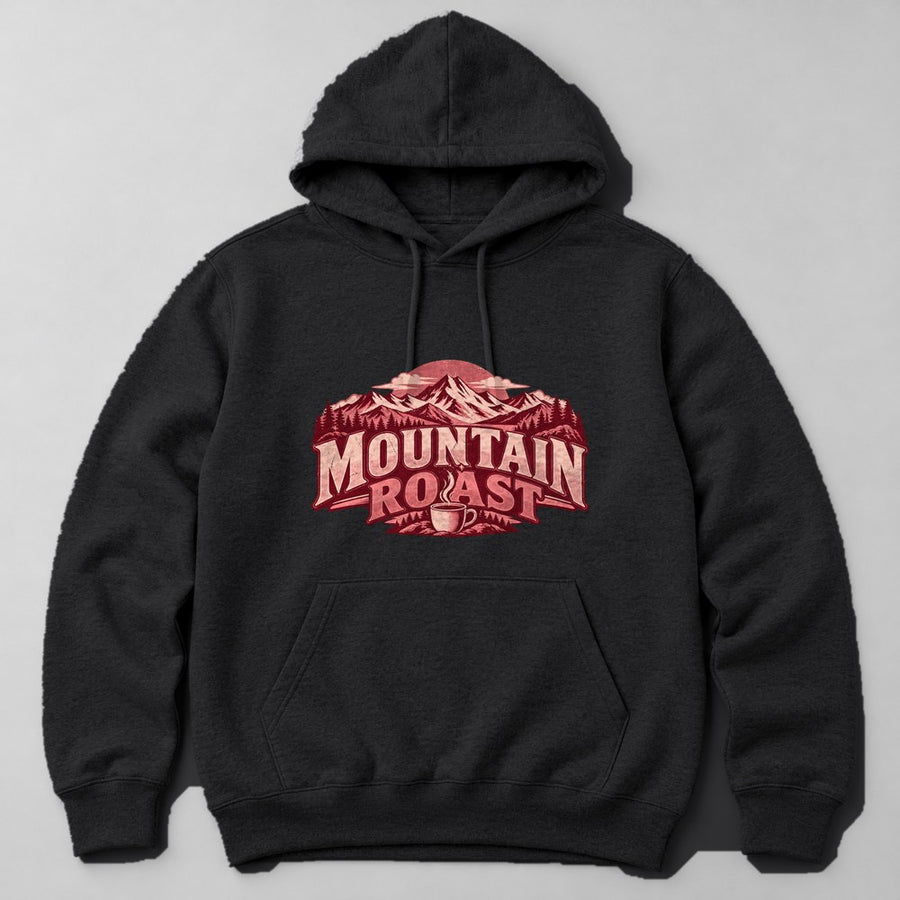 Mountain Roast Hoodie in Black