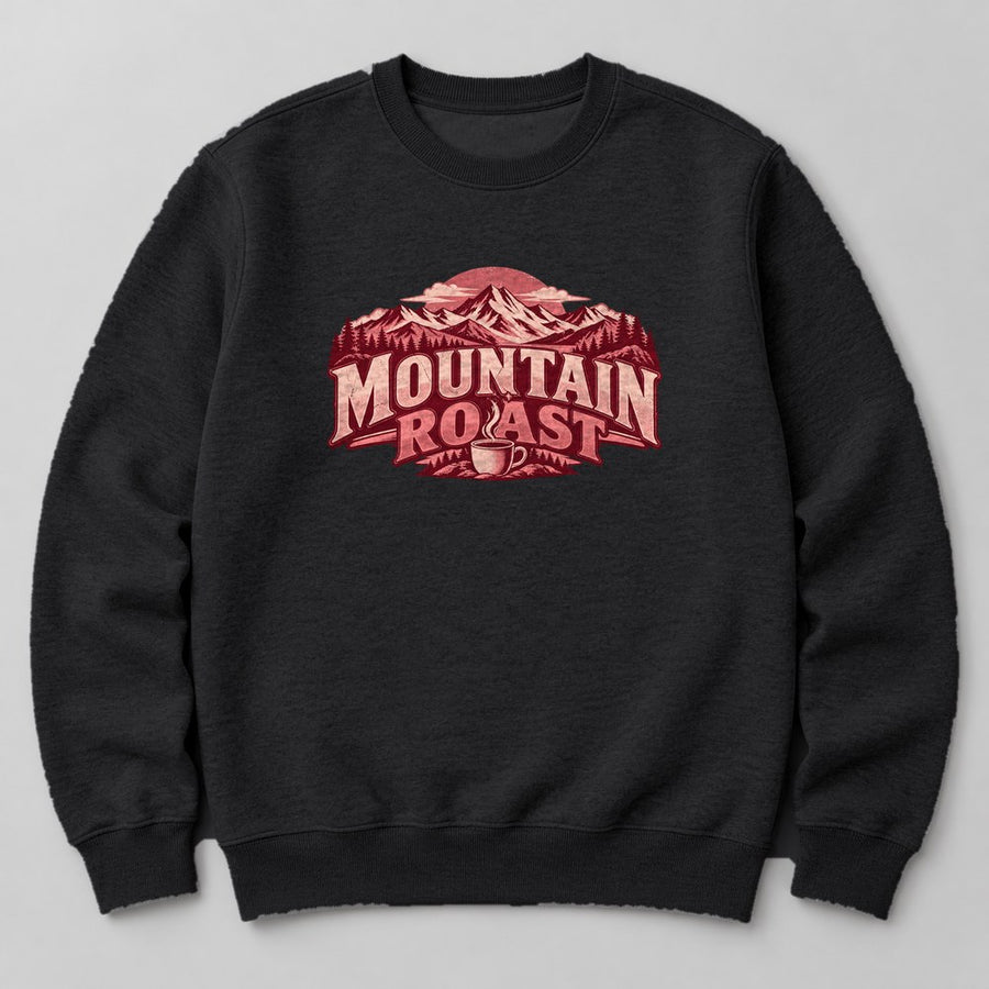 Mountain Roast Sweatshirt in Black