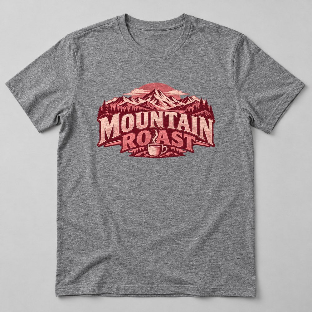 Mountain Roast T-Shirt in Heather Grey