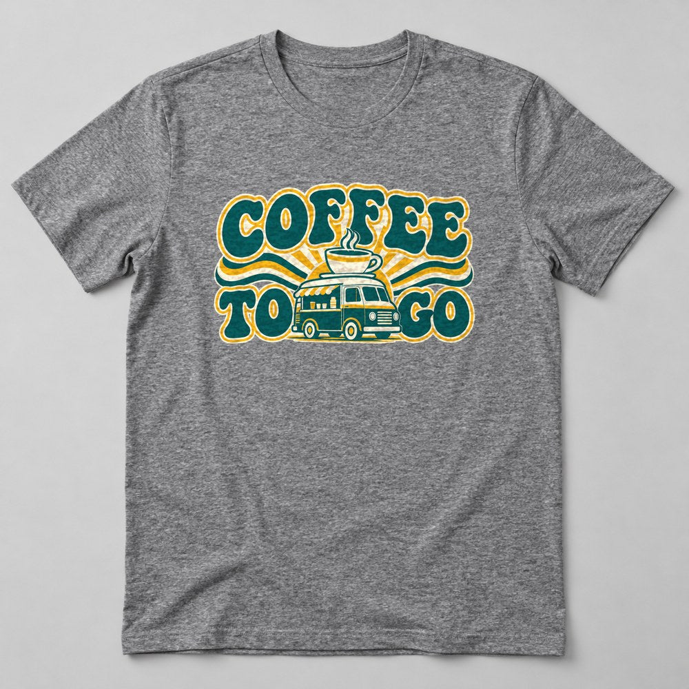Coffee to Go T-Shirt in Heather Grey