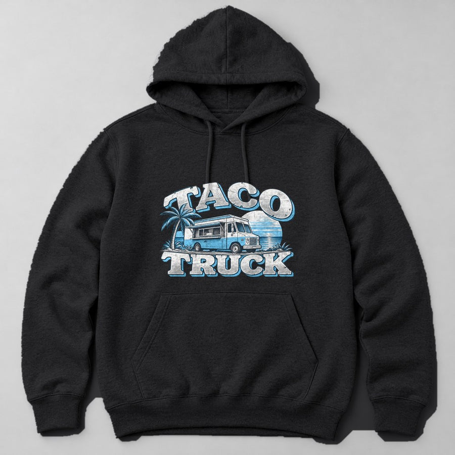 Taco Truck Hoodie in Black
