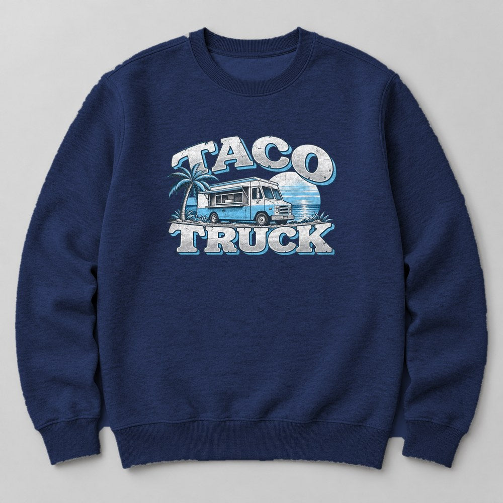 Taco Truck Sweatshirt in Navy