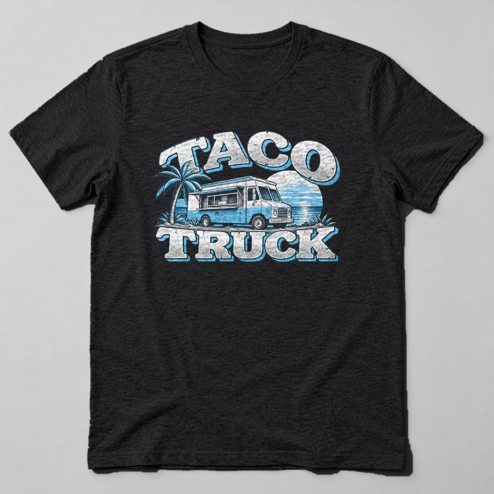 Taco Truck T-Shirt in Black