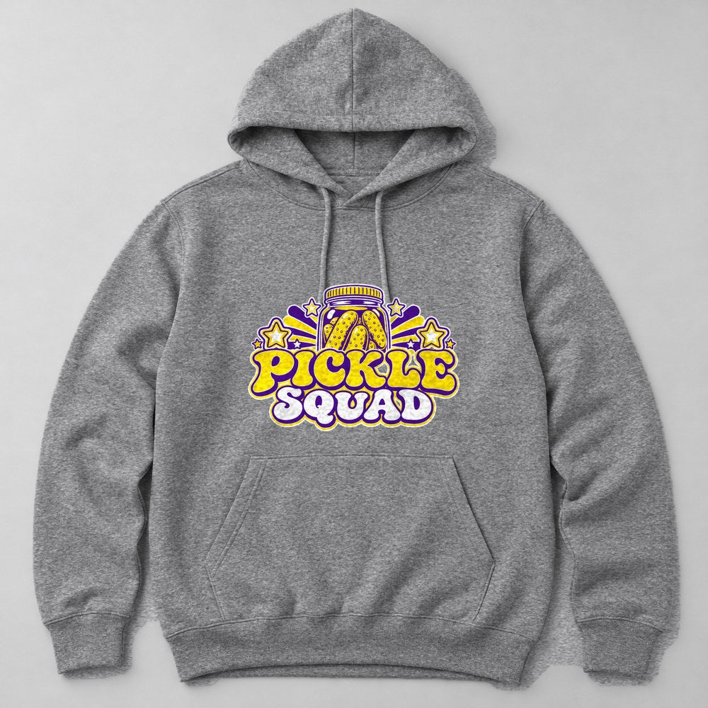 Pickle Squad Hoodie in Heather Grey