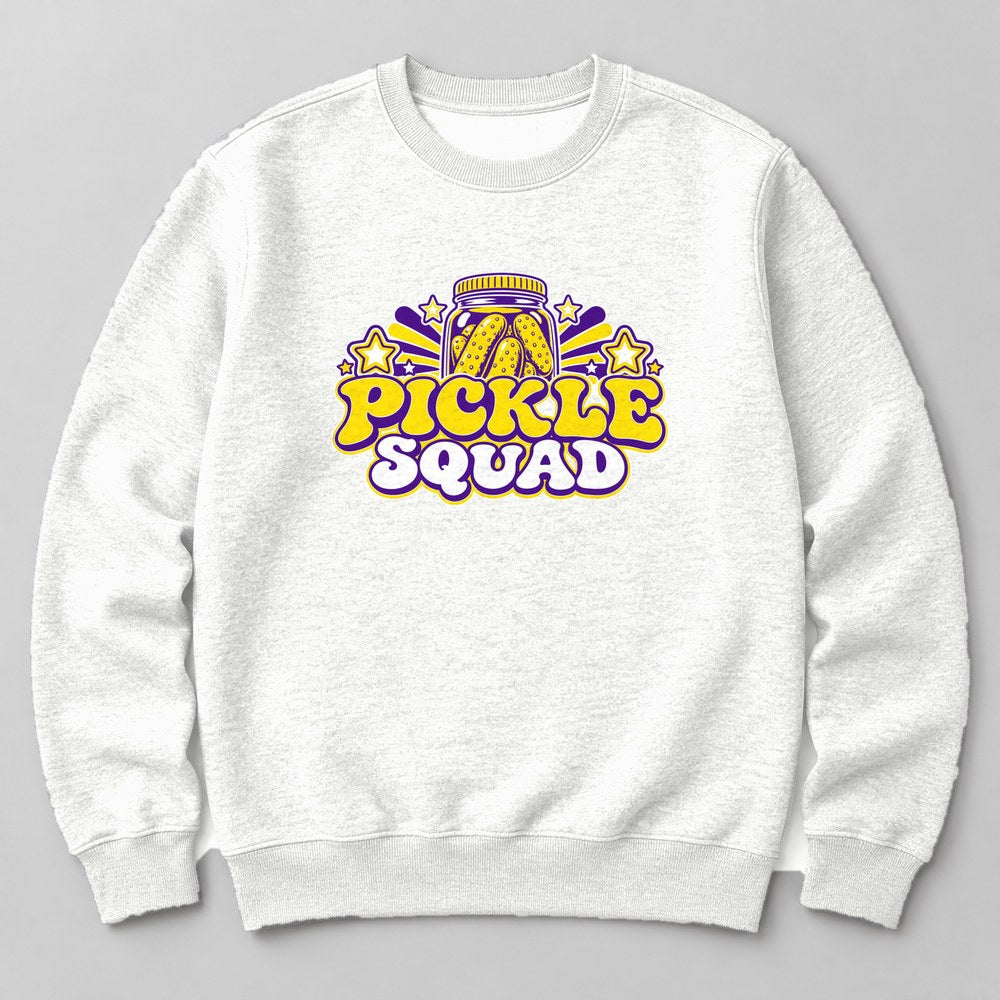 Pickle Squad Sweatshirt in White