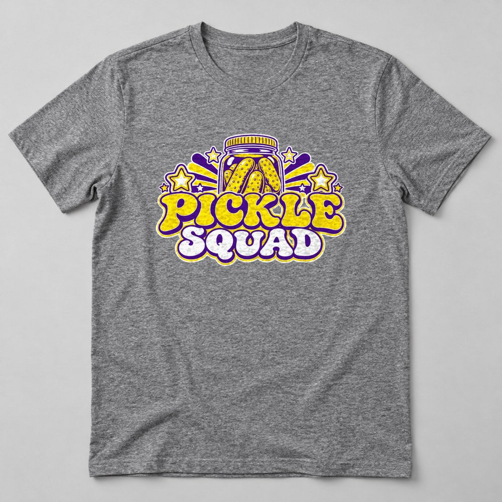 Pickle Squad T-Shirt in Heather Grey