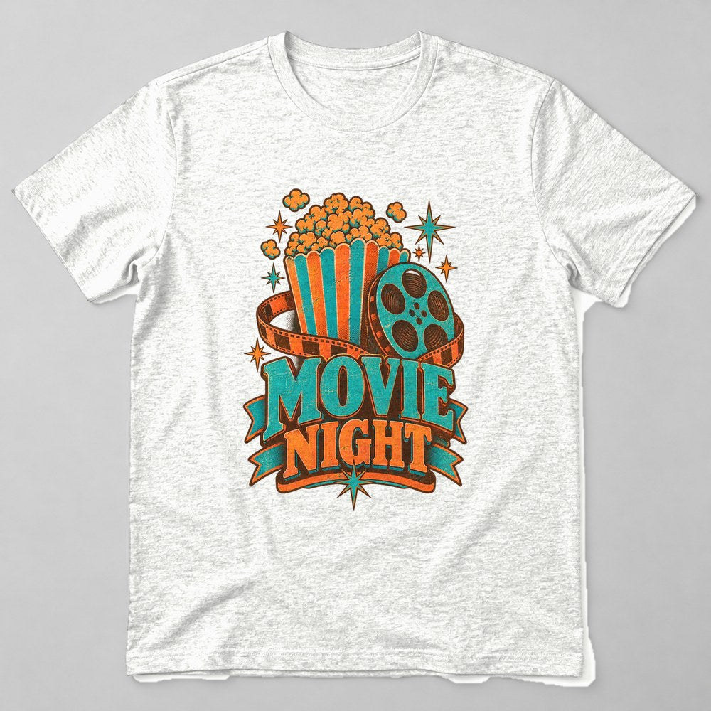 Movie Night T-Shirt in White