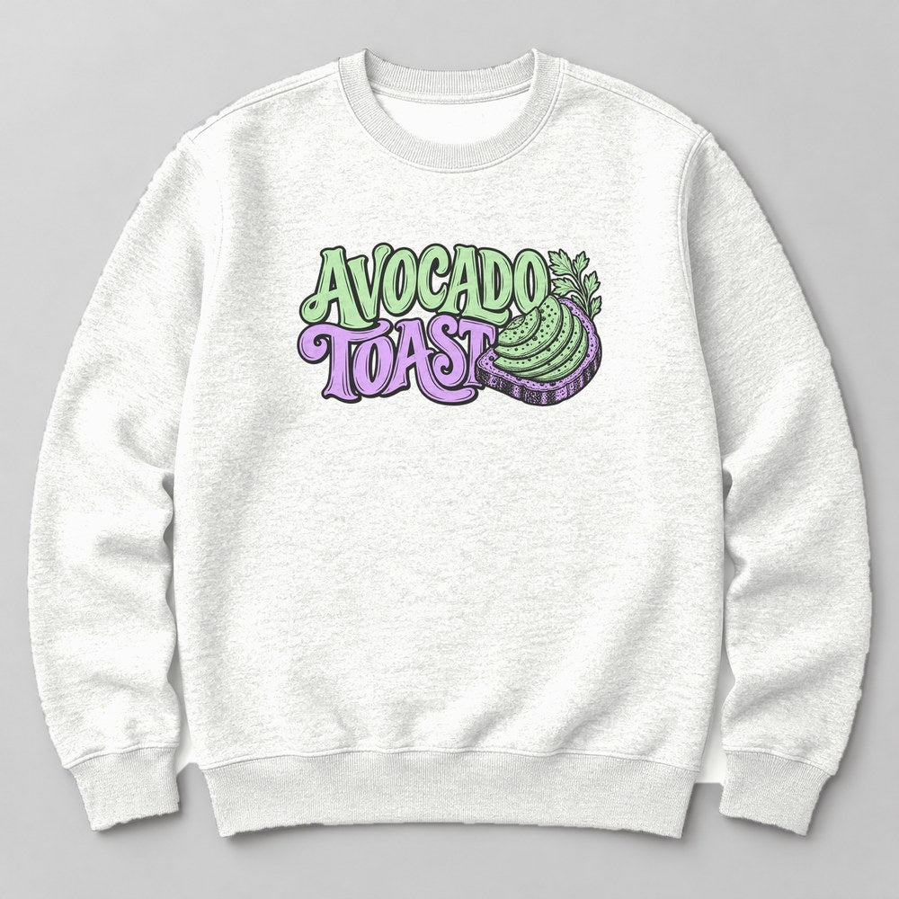 Avocado Toast Sweatshirt in White