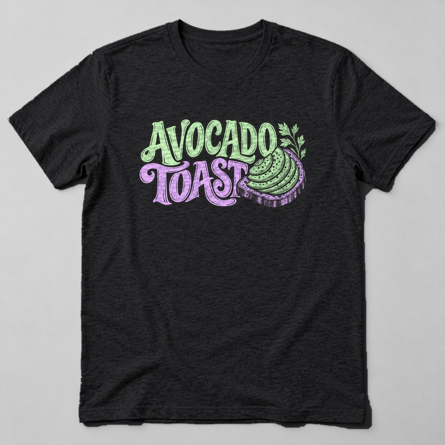 Avocado Toast T-Shirt in Black