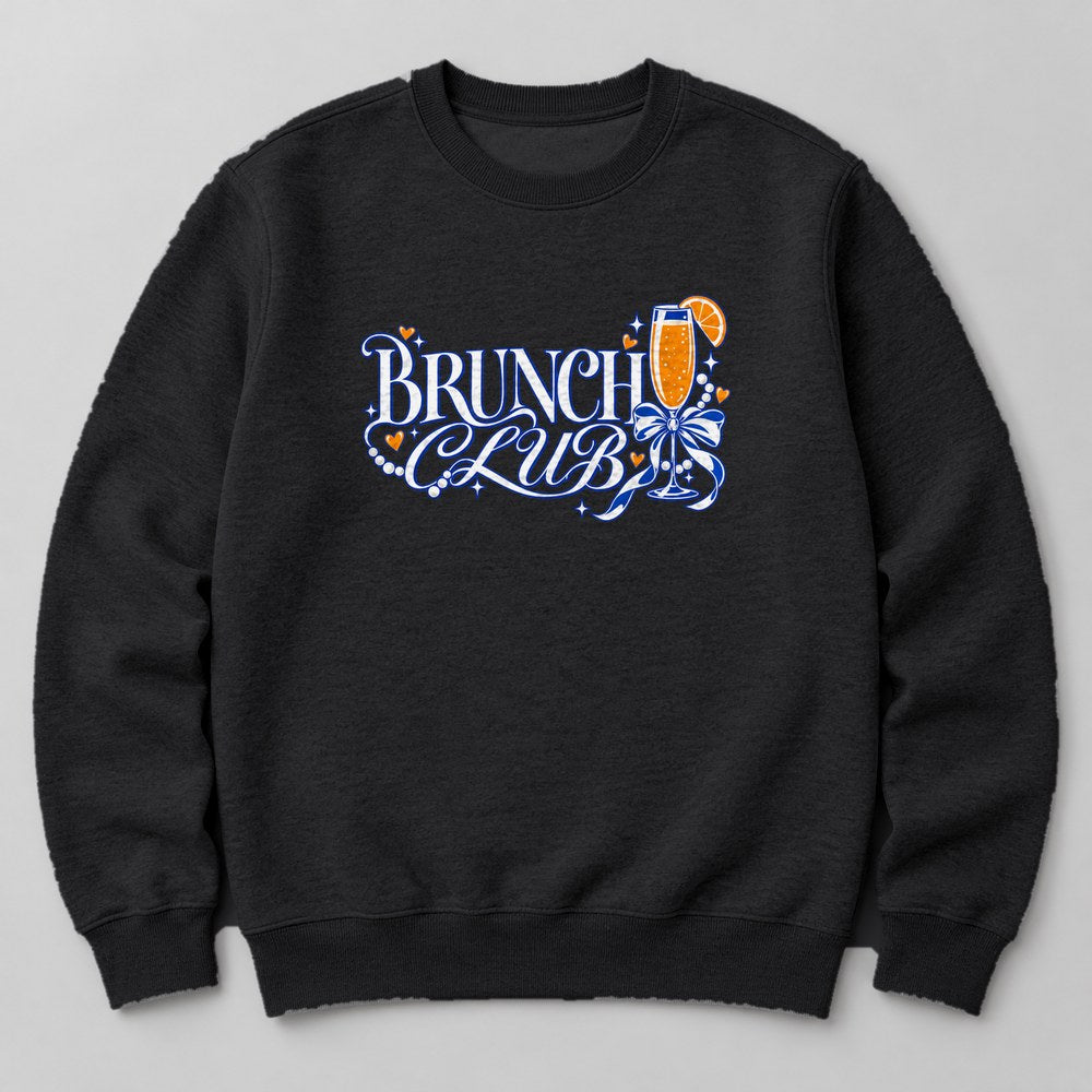 Brunch Club Sweatshirt in Black