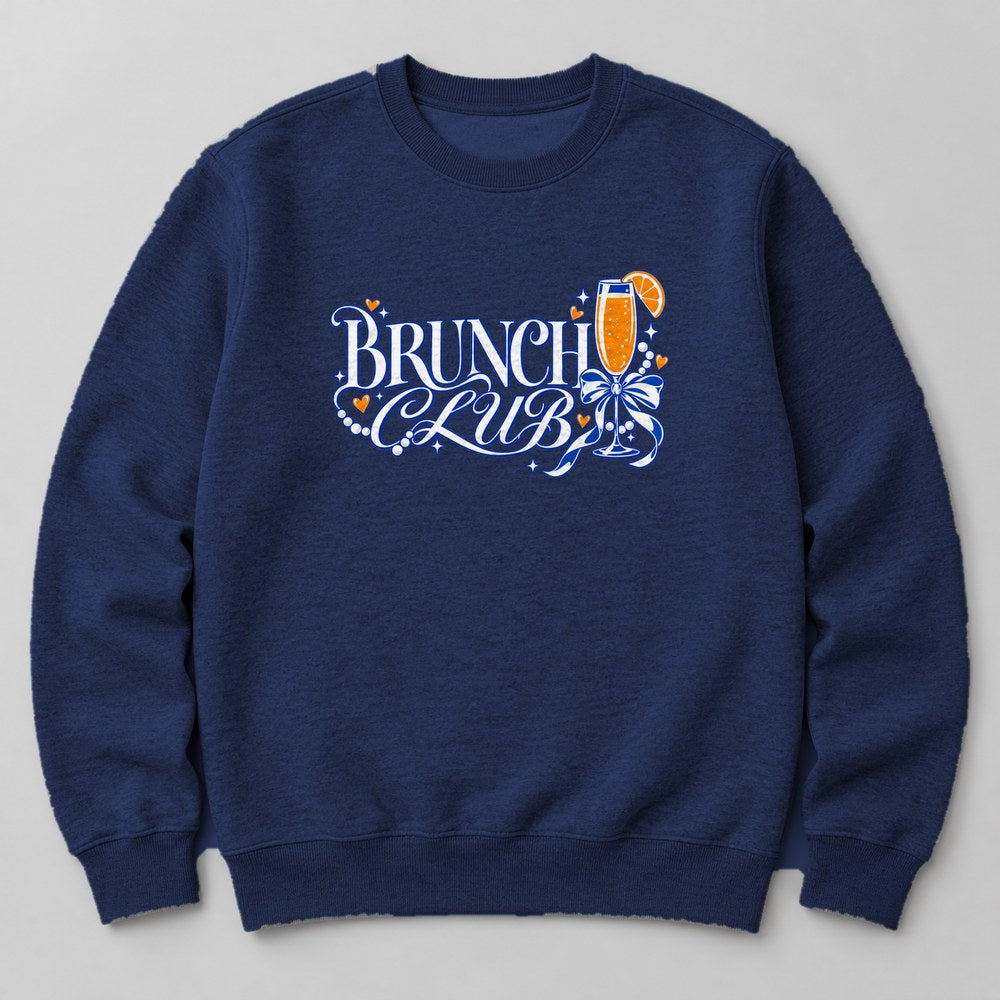 Brunch Club Sweatshirt in Navy