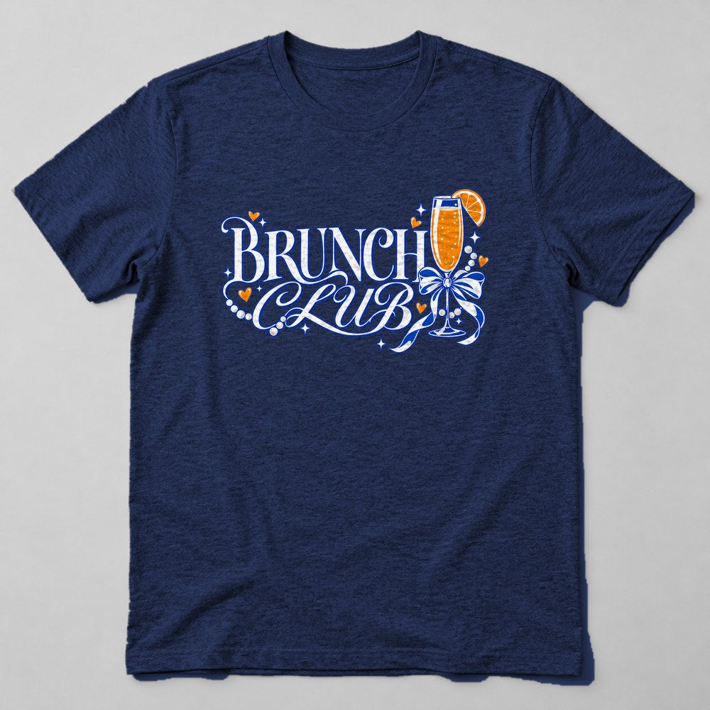 Brunch Club T-Shirt in Navy