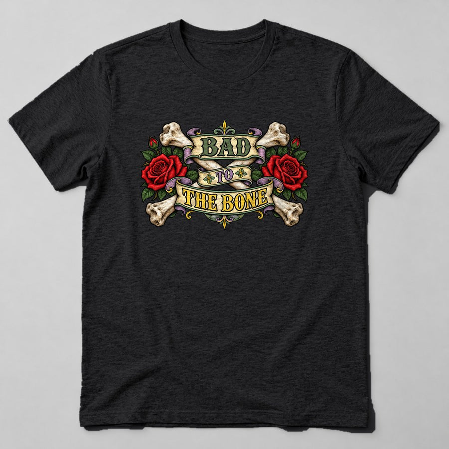 Bad to the Bone T-Shirt in Black