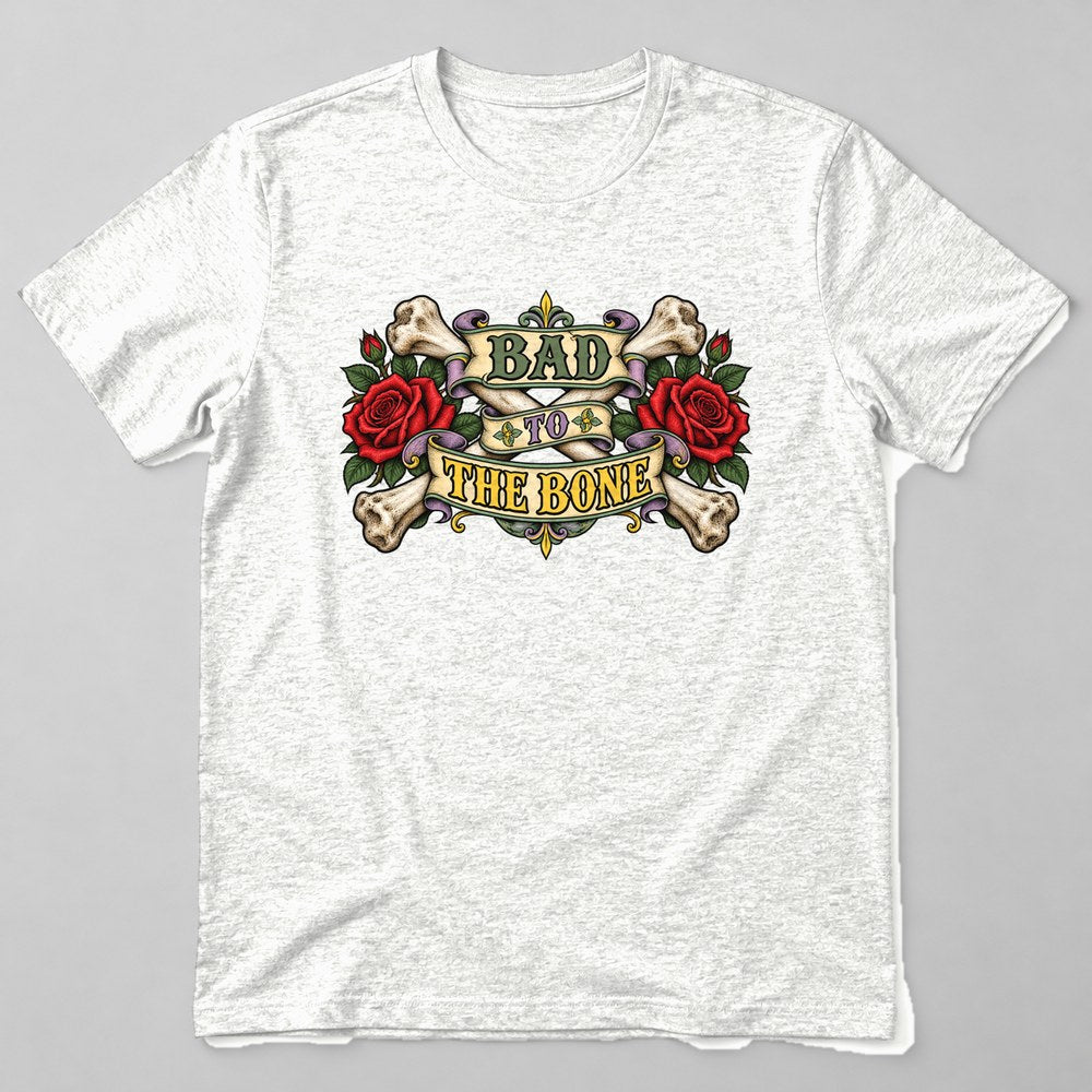 Bad to the Bone T-Shirt in White