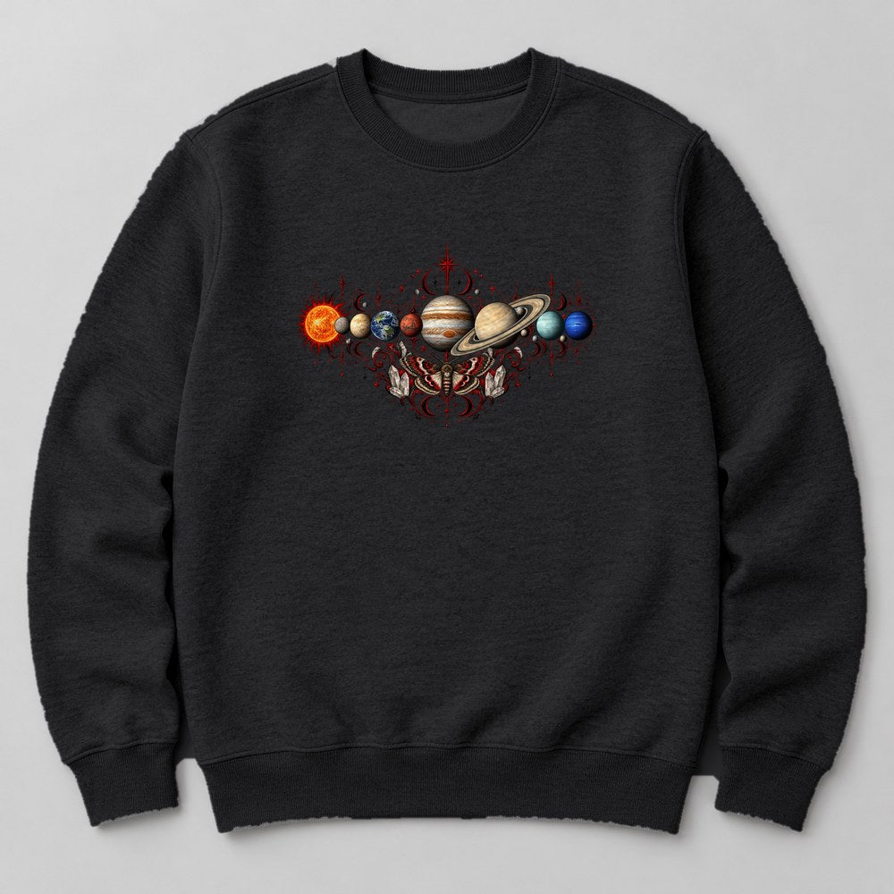 Planets Sweatshirt in Black