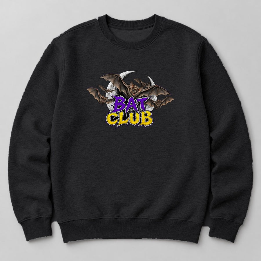Bat Club Sweatshirt in Black