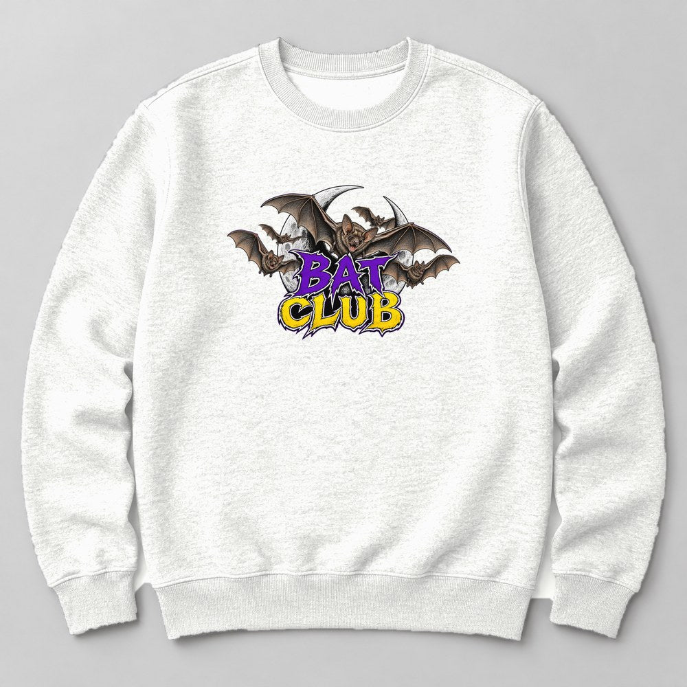 Bat Club Sweatshirt in White
