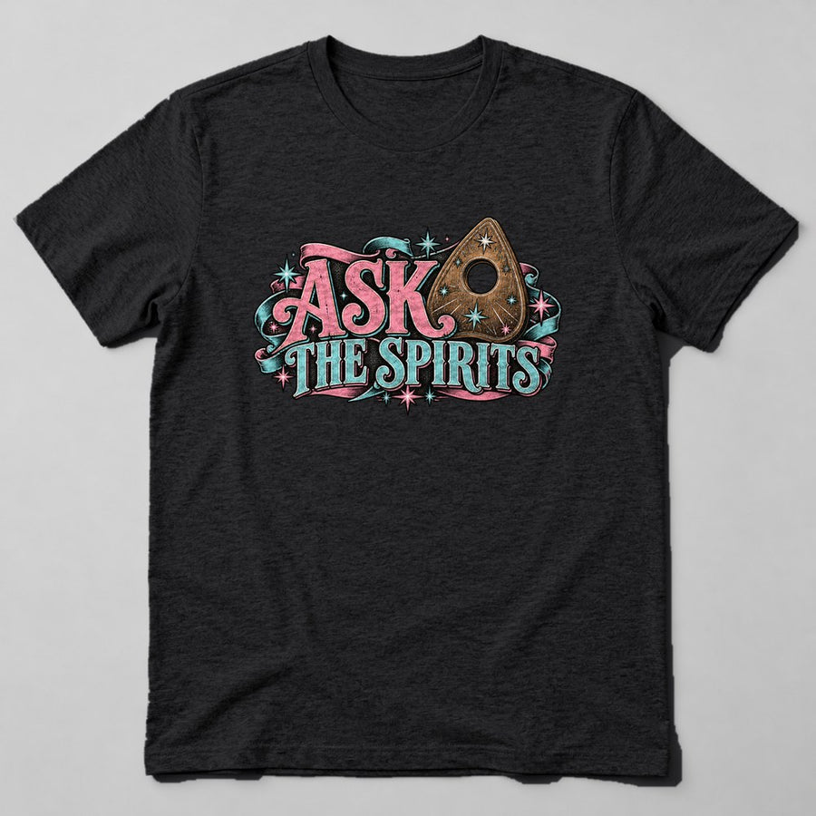 Ask the Spirits T-Shirt in Black