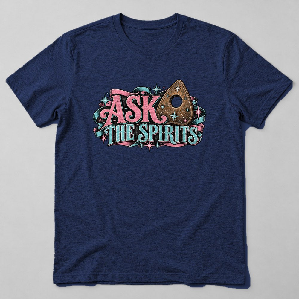 Ask the Spirits T-Shirt in Navy