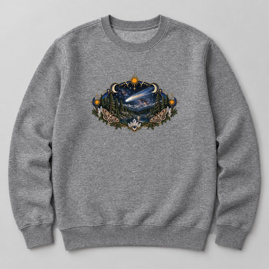 Comet Night Sweatshirt in Heather Grey