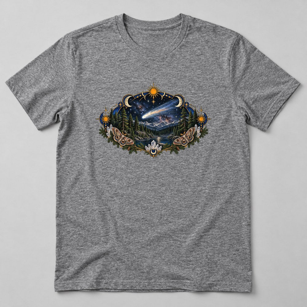 Comet Night T-Shirt in Heather Grey