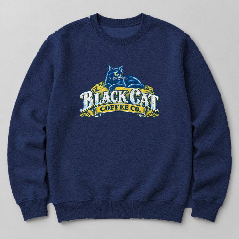 Black Cat Coffee Co. Sweatshirt in Navy
