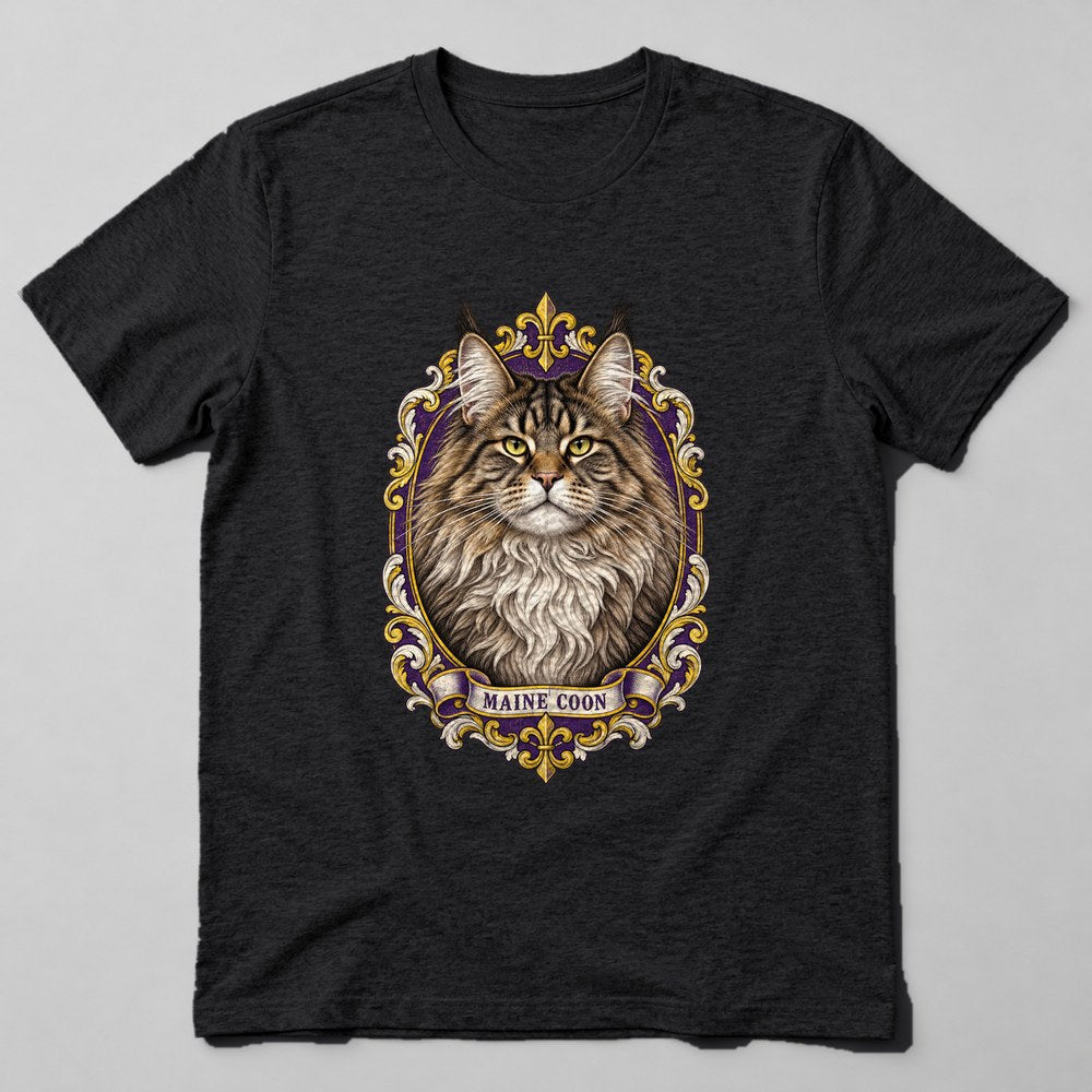 Maine Coon T-Shirt in Black