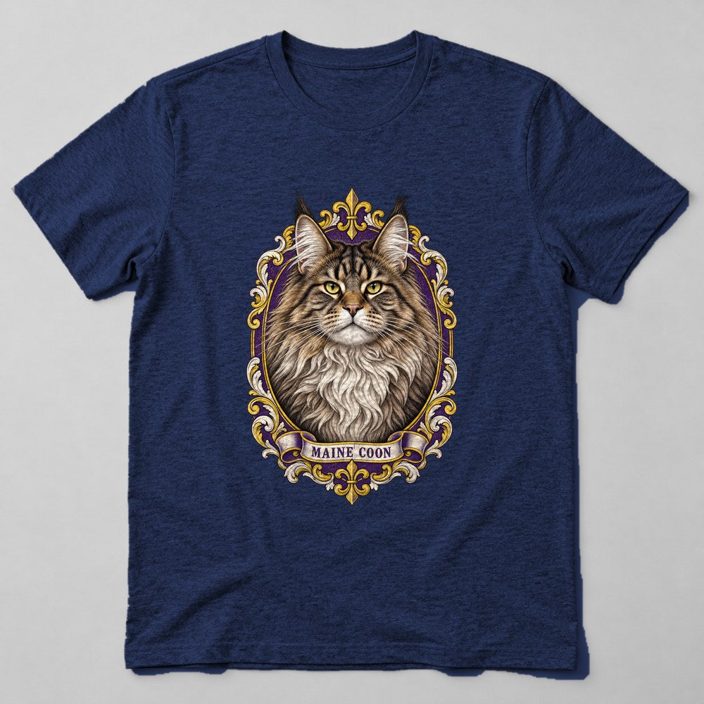 Maine Coon T-Shirt in Navy