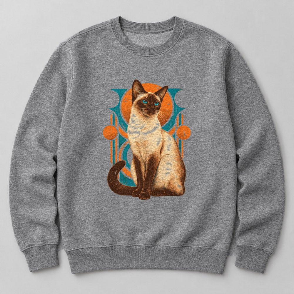 Siamese Sweatshirt in Heather Grey