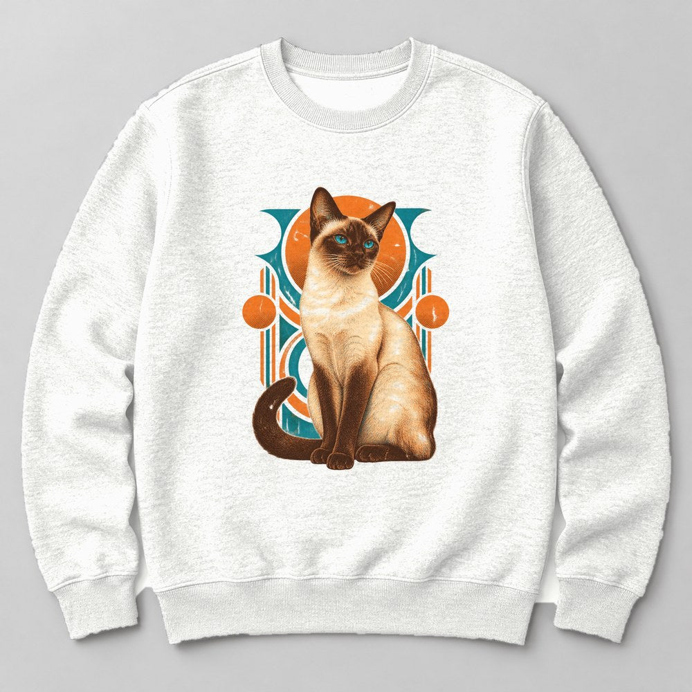 Siamese Sweatshirt in White