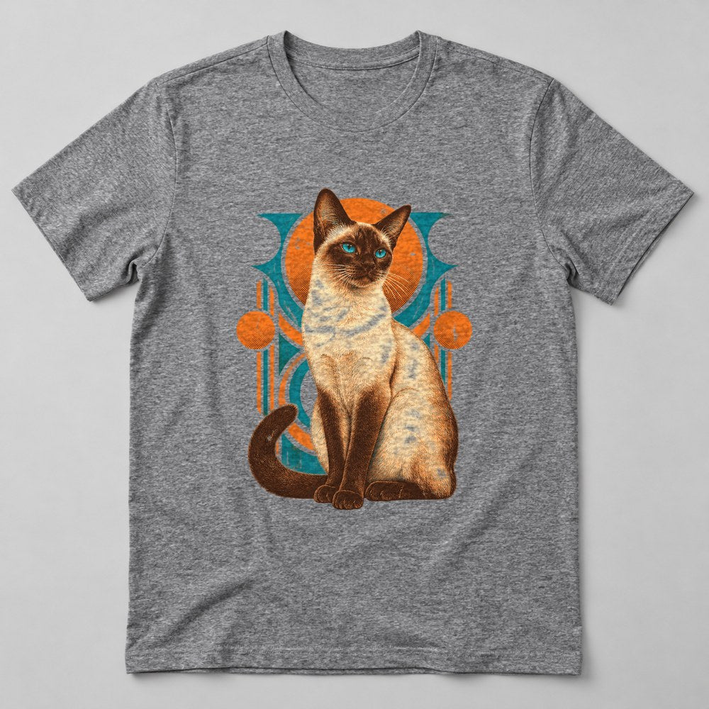 Siamese T-Shirt in Heather Grey