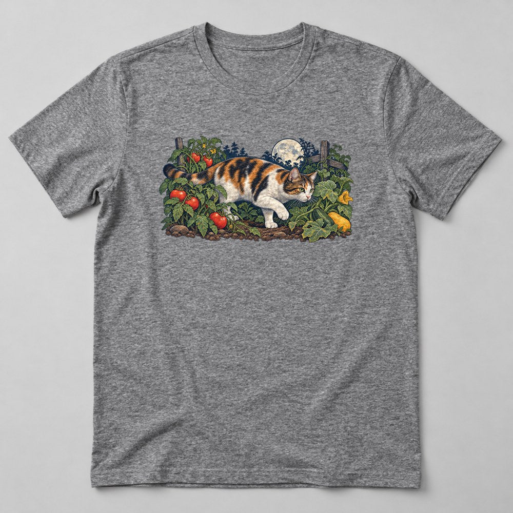 Calico Garden T-Shirt in Heather Grey