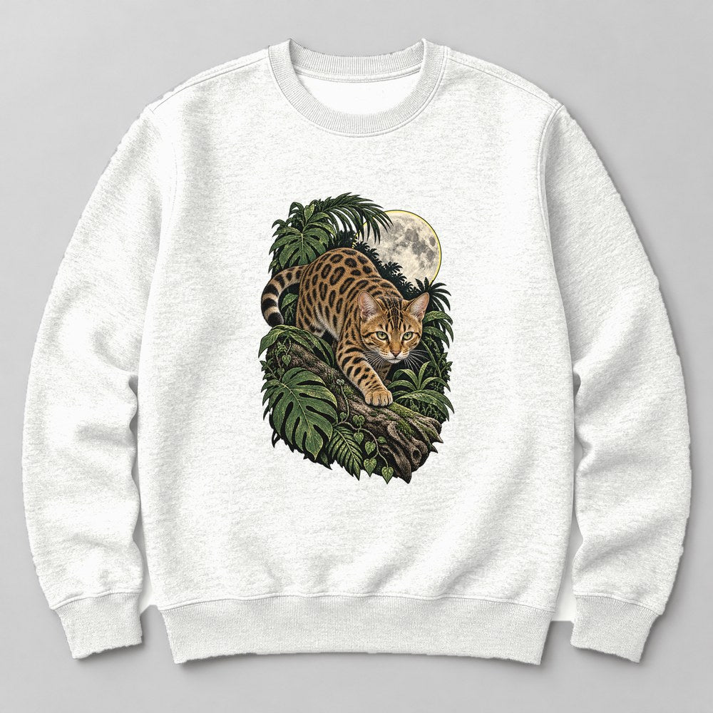 Bengal Jungle Sweatshirt in White