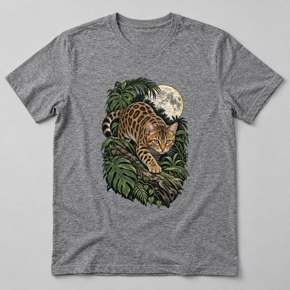 Bengal Jungle T-Shirt in Heather Grey