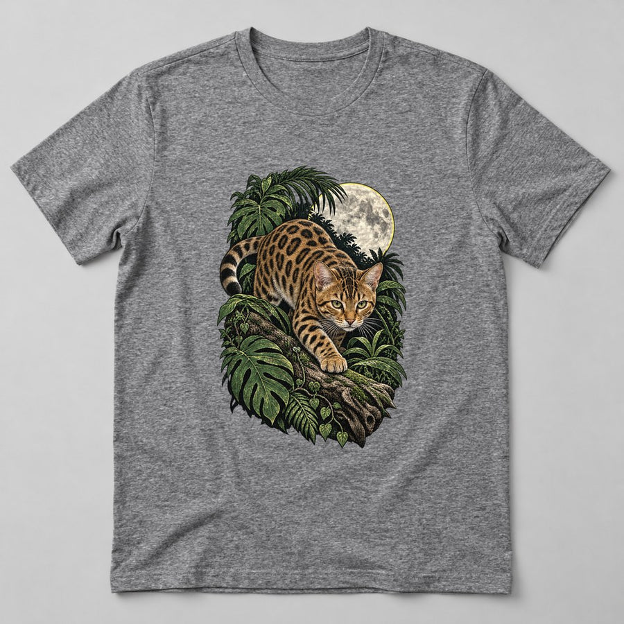 Bengal Jungle T-Shirt in Heather Grey