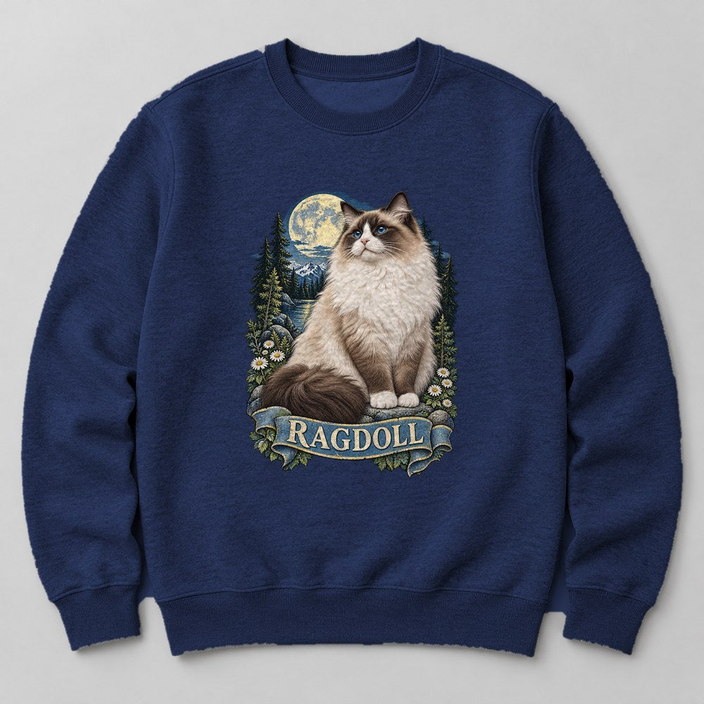 Ragdoll Sweatshirt in Navy