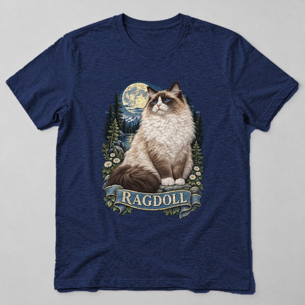 Ragdoll T-Shirt in Navy