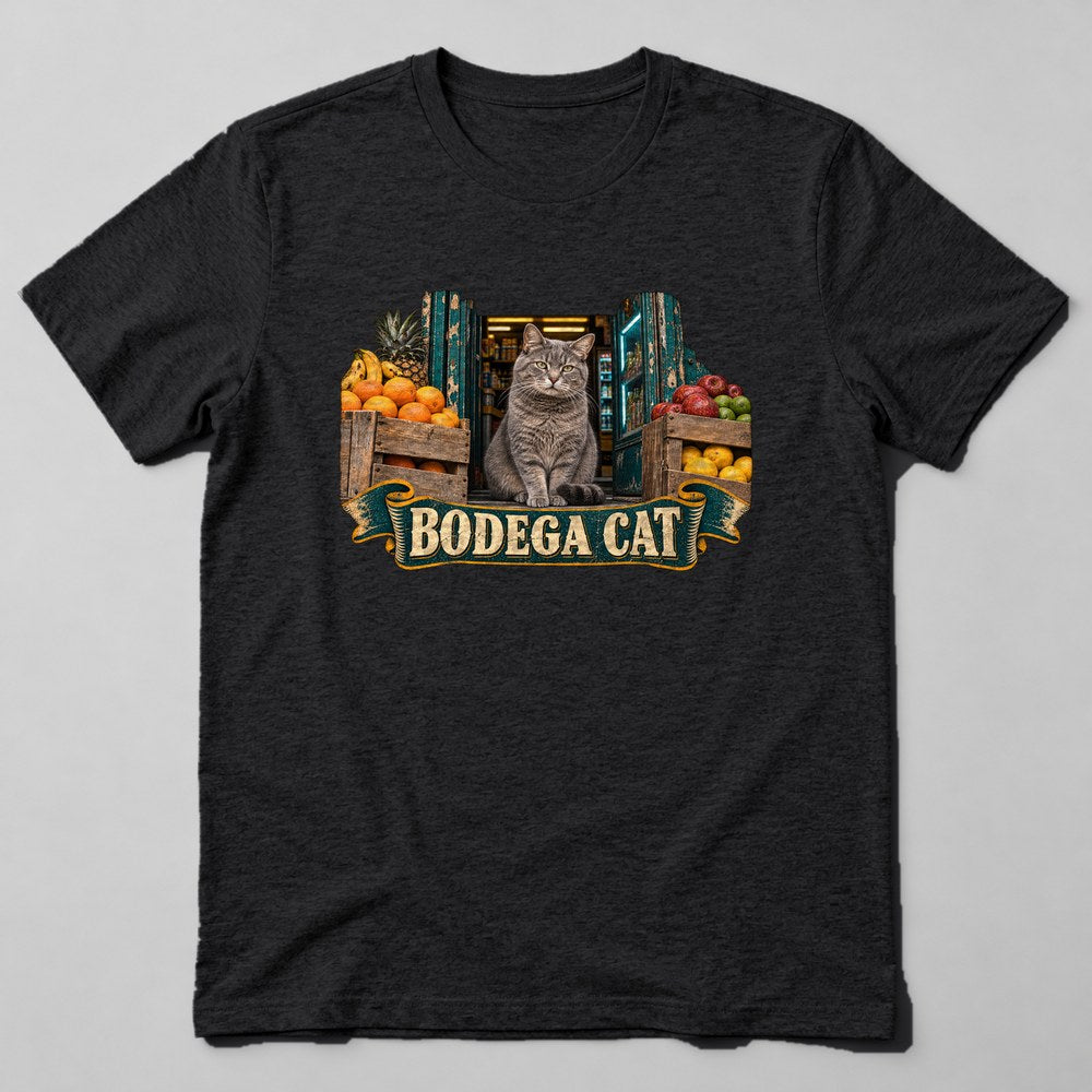 Bodega Cat T-Shirt in Black