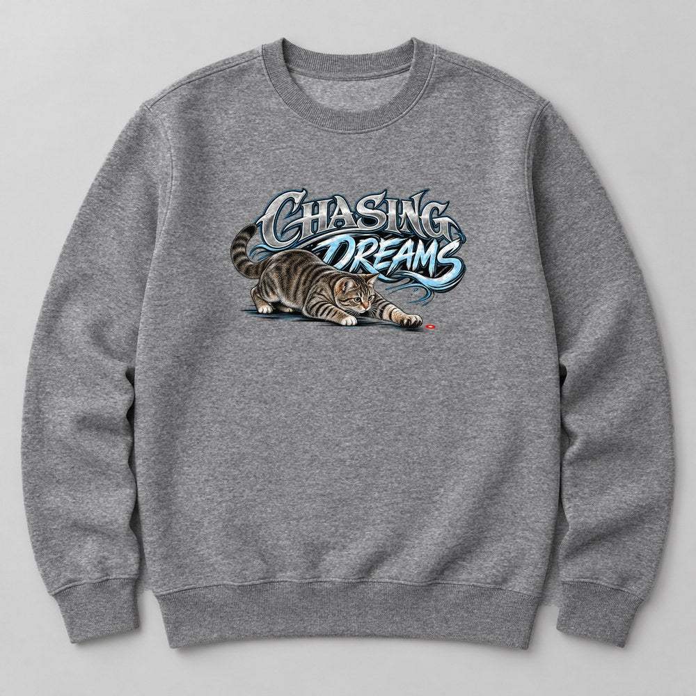 Chasing Dreams Sweatshirt in Heather Grey