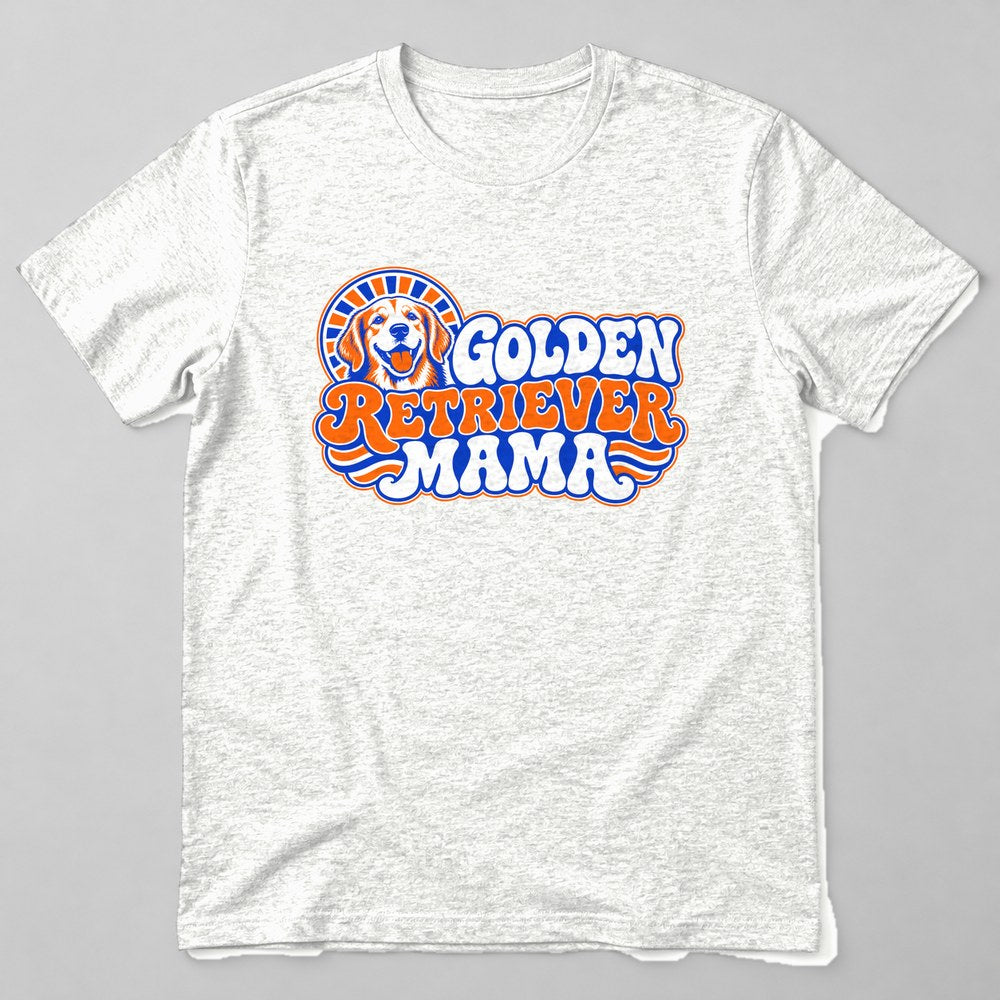 Golden Retriever Mama T-Shirt in White