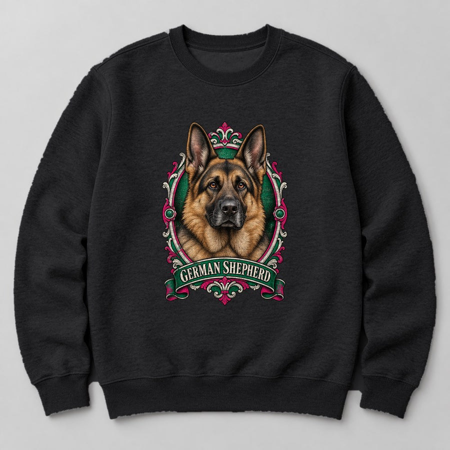 German Shepherd Sweatshirt in Black