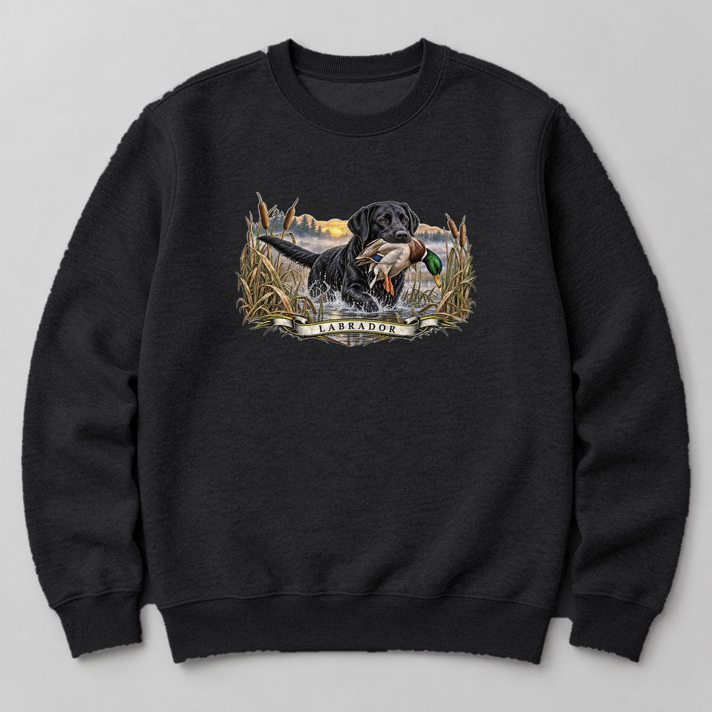 Labrador Sweatshirt in Black