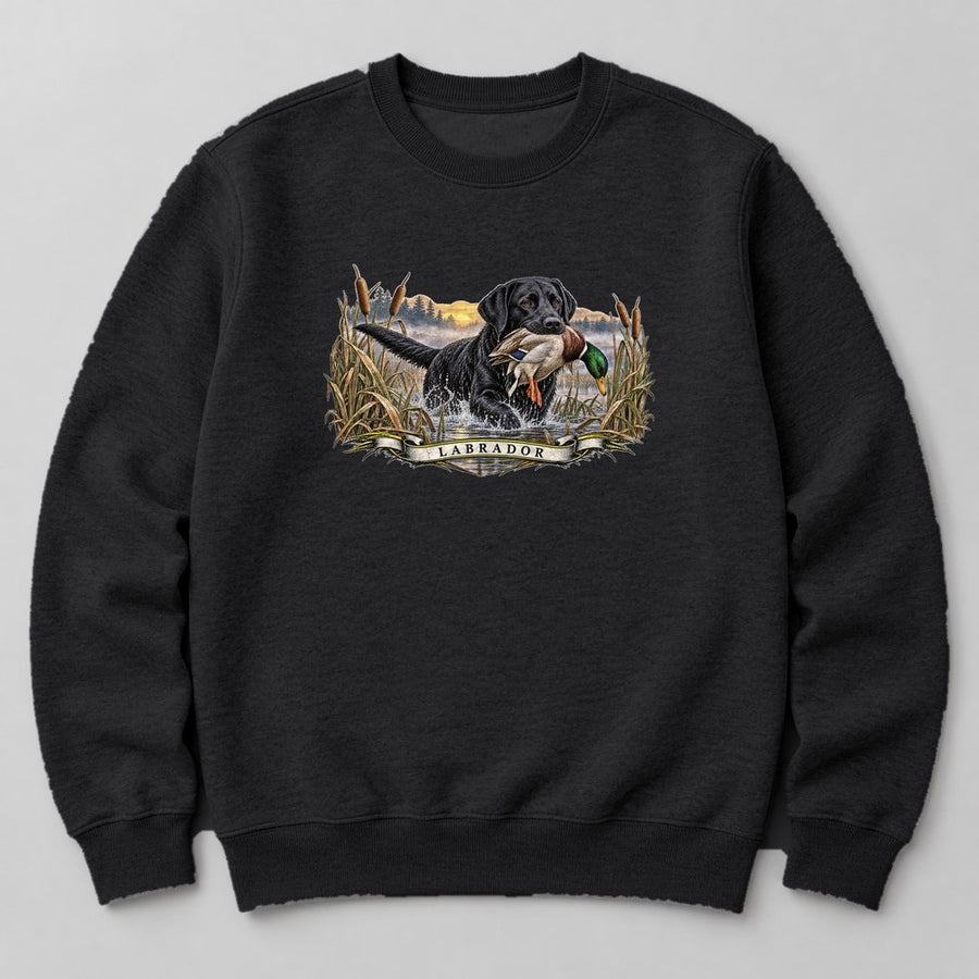 Labrador Sweatshirt in Black