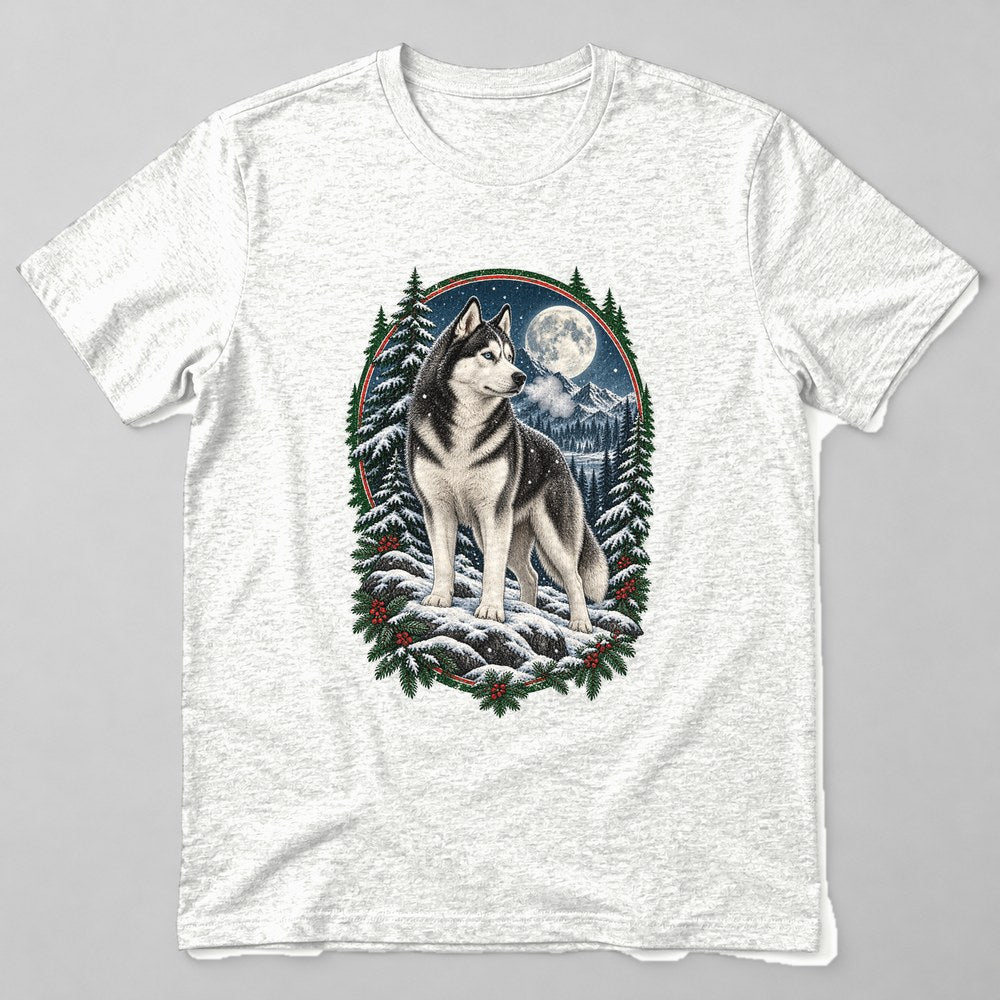 Husky Snow T-Shirt in White