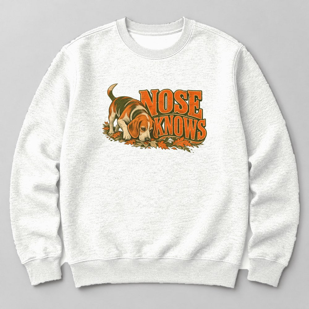 Nose Knows Sweatshirt in White